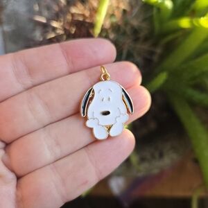New Gold Snoopy Pendant